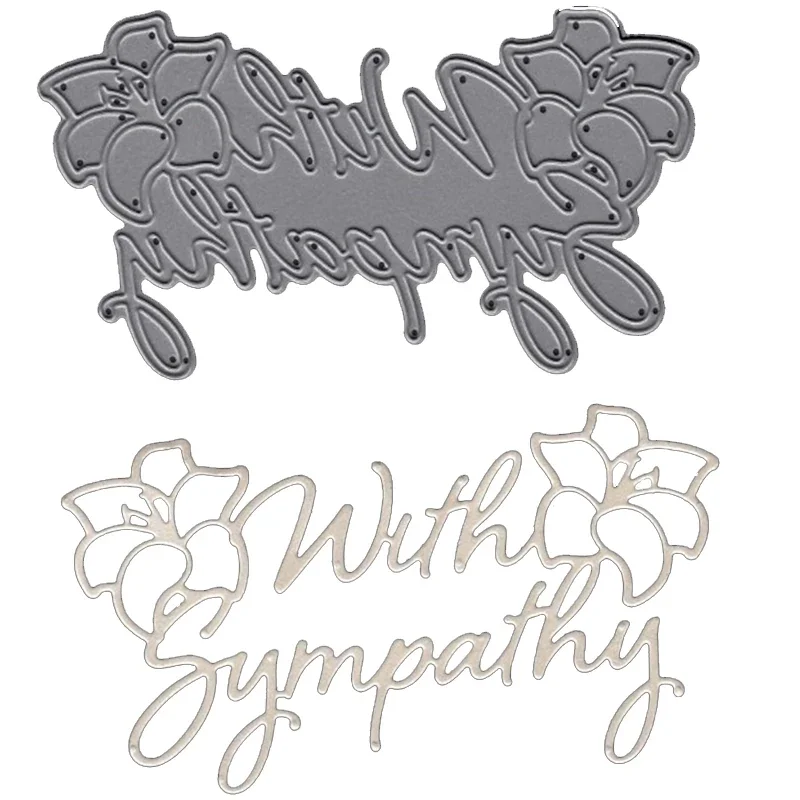 Happy Birthday Thank You Metal Cutting Dies Stencils Letter for DIY Scrapbooking Photo Album Decorative Embossing Crafts Die Cut