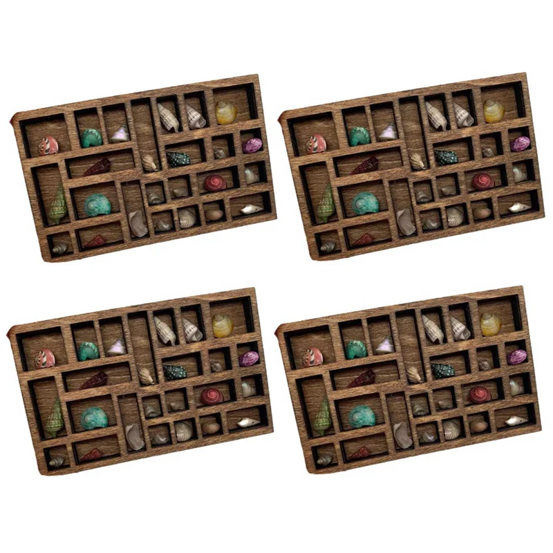 

B84B-4X 1:12 Miniature Trinket Shelf Miniature Crystal Shelf Dollhouse Miniature Decor Printers Tray Miniature