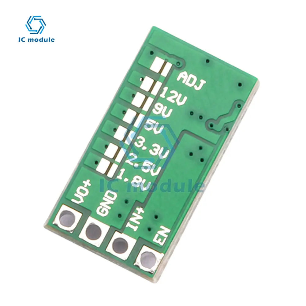 2 sztuk DC-DC 12-24V do 5V 3A Mini obniżanie mocy moduł zasilający napięcie Buck regulowany konwerter 1.8V 2.5V 3.3V 5V 9V 12V