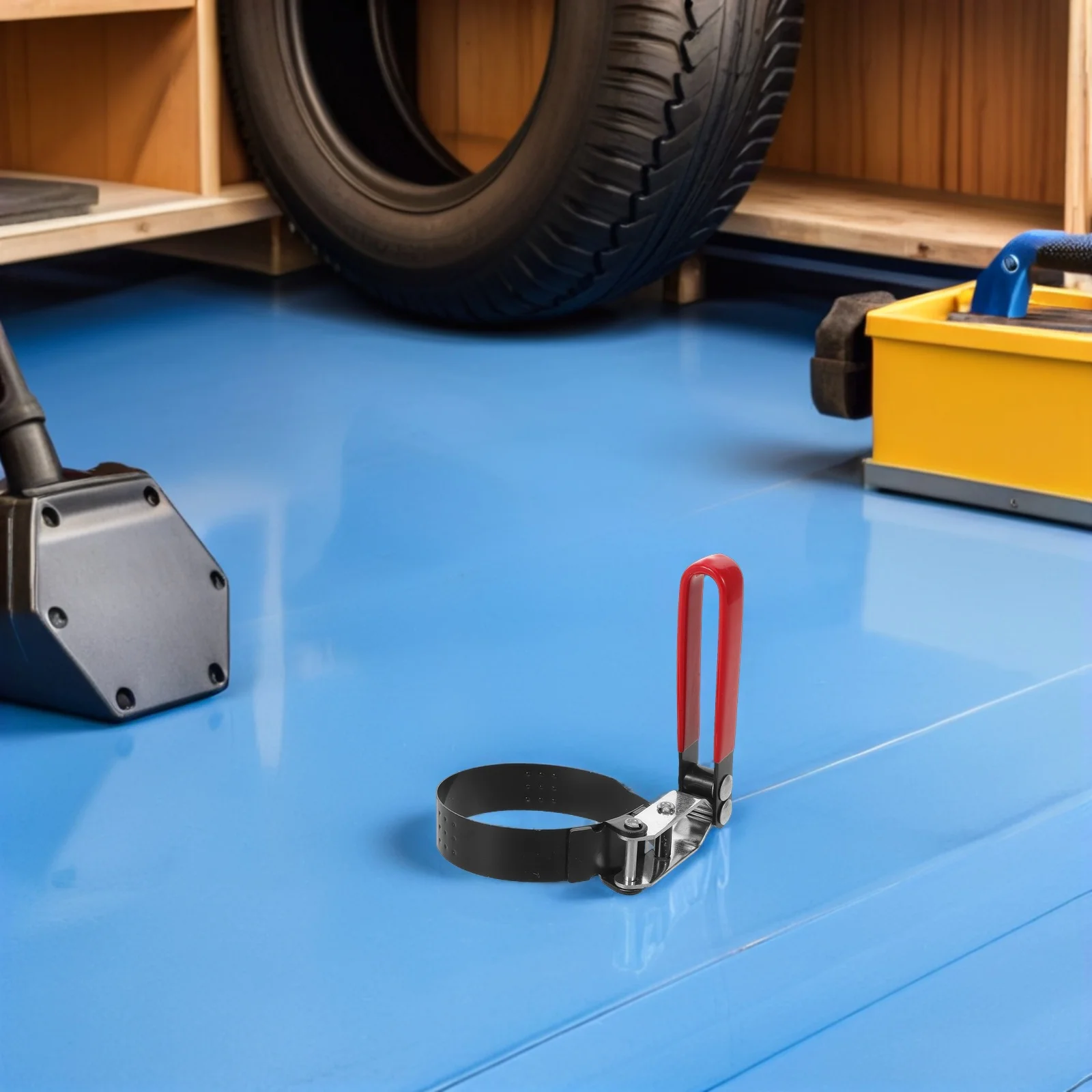 

Adjustable Steel Band Oil Filter Wrench Universal Strap Style Heavy-Duty Metal Tool for Automotive Engine Filter Removal