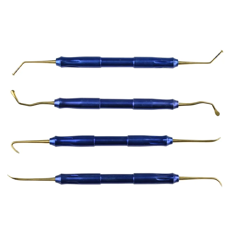 4Pcs Ferramentas Avançadas Tampões  Implante Dental De Elevação  Instrumentos  Mão