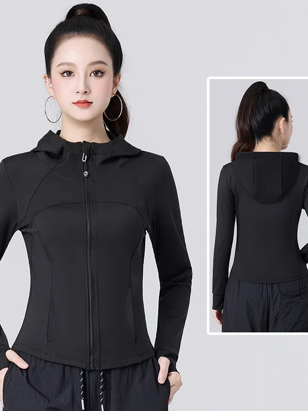 early-autumn-versatile-hooded-jacket-women's-fitness-outerwear-breathable-slimming-outdoor-running-sportswear-square-dance-cl