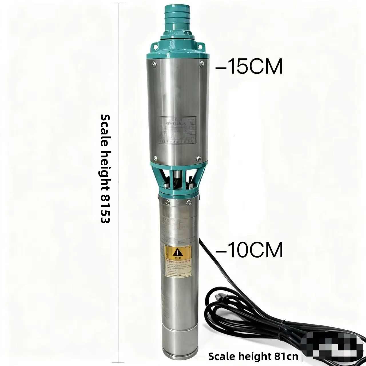 High-quality 150mm Submersible Pump Water Intake 220V/380V High Pressure Multistage Stainless Steel Construction 100m/h Flow