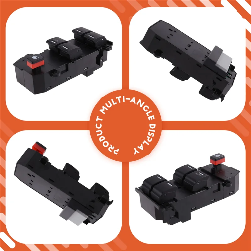 مفتاح نافذة الطاقة 35750-TM0-A01 & 35750-TMO-F01 لسيارة Honda City 2007- 2012 RHD وحدة التحكم الرئيسية للنافذة #4