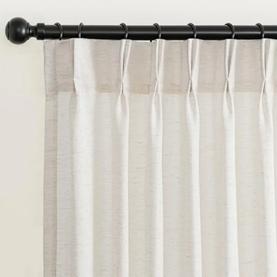 

Плиссированные шторы Ph Pleated Curins 84, панель из 2 частей для гостиной, плиссированные шторы с эффектом памяти, легкие плиссированные шторы с кольцами и петлями для крепления.