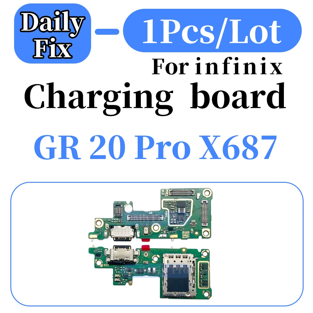 Replacement USB Charging Daughter Board for Infinix GT 20 Pro X687 Phone Dock Connector Repair