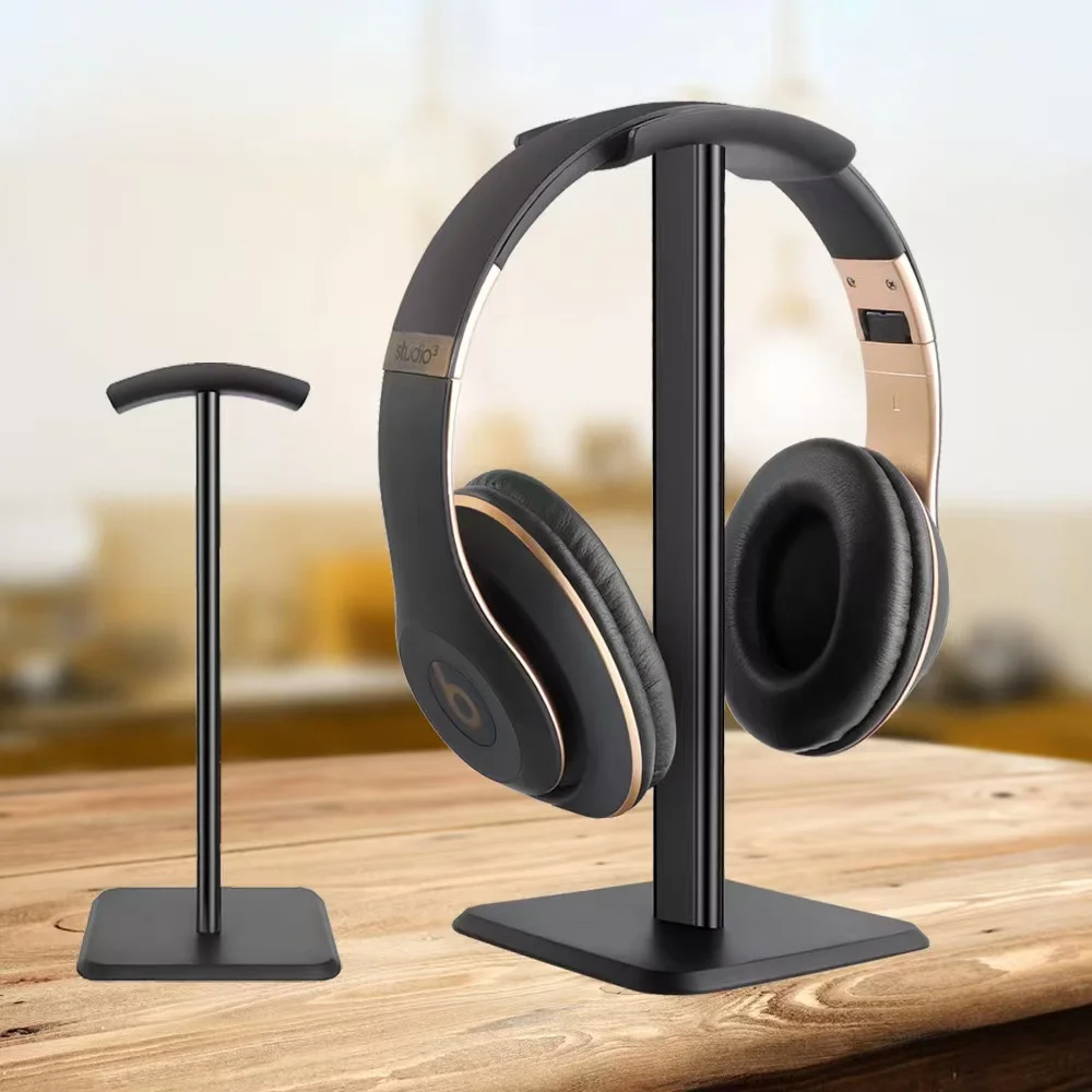Headset Stand Gaming Universal Aluminum Metal Headphone Stand Hook, Durable and Stable Desktop Storage Rack