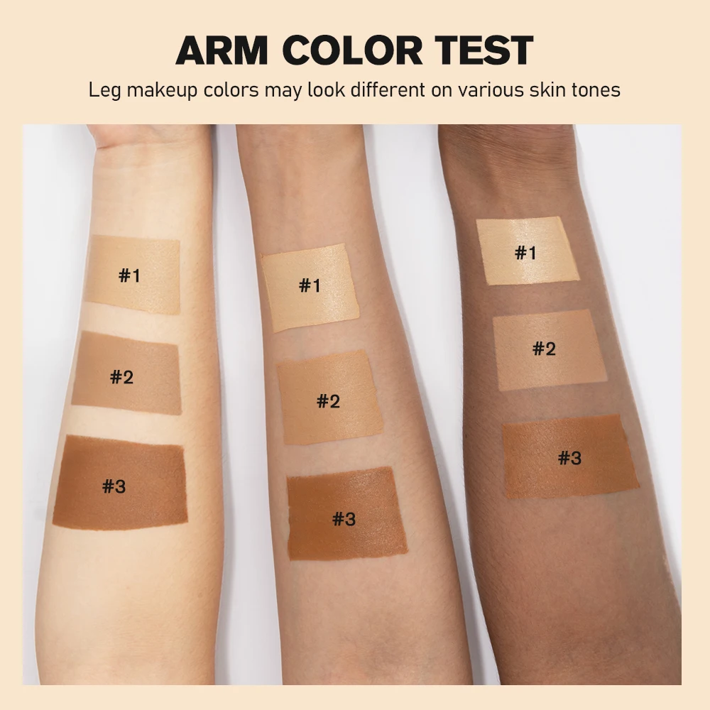 Leg Makeup Lotion Even Skin Tone Body Foundation 100ml Tan Waterproof Long Lasting Body Tanning Cream Medium Bronze Leg Makeup