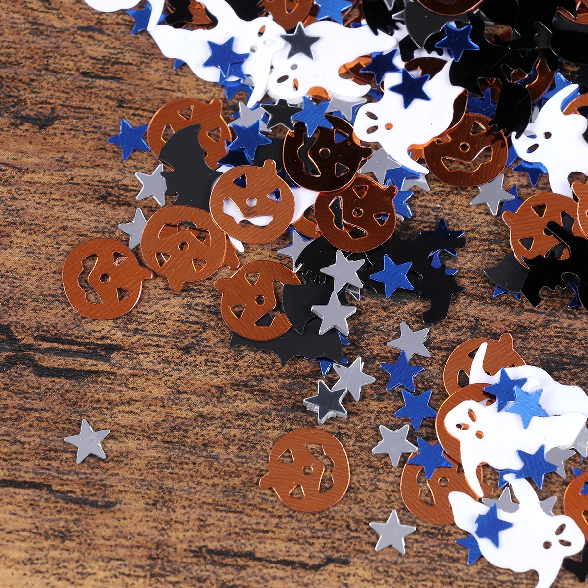 

Halloween Party Paper Confetti Horror Paper Confetti Pumpkin Bat Witch Pentagram Mixed Paper Cuttings Table Throwing Confettis f