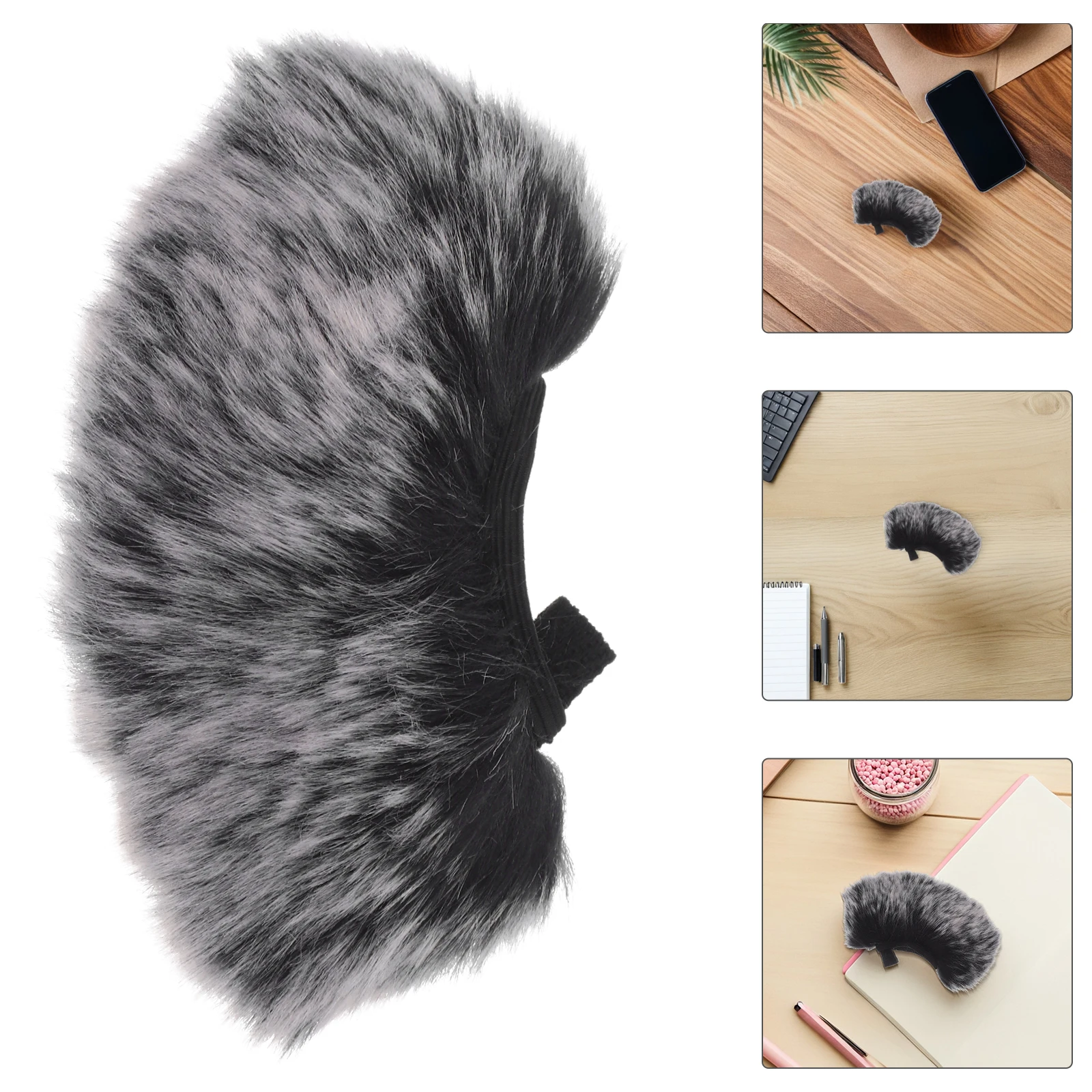 

Mobile Phone Set Cell High-density Mic Windscreen Cover ry Microphone Windshield Streaming Mini