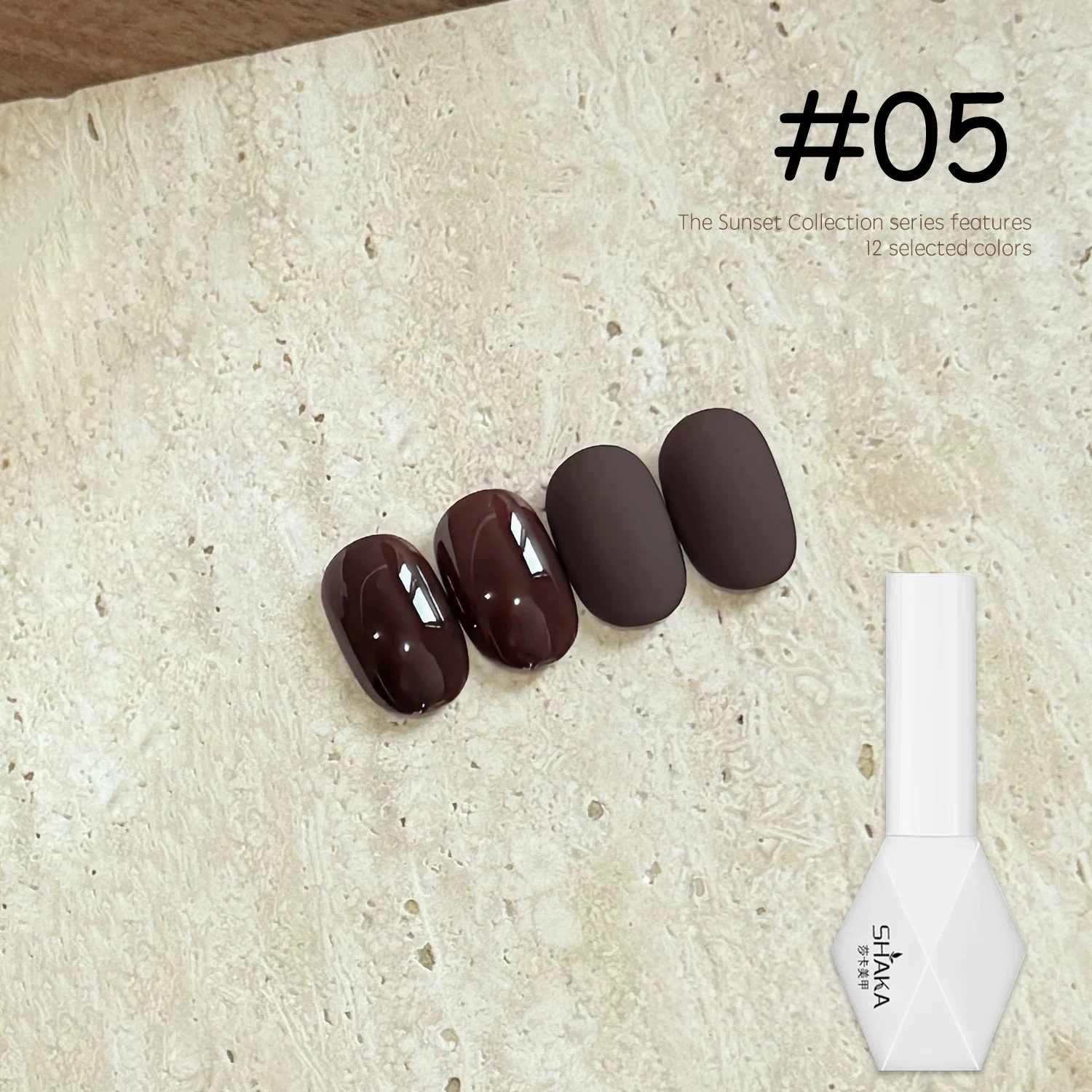 شاكا 10 مللي 12-لون جل طلاء الأظافر أبيض أسود أحمر بني برتقالي أزرق أخضر مسمار الفن نقع UV/LED للمنزل صالون مسمار الفن #3