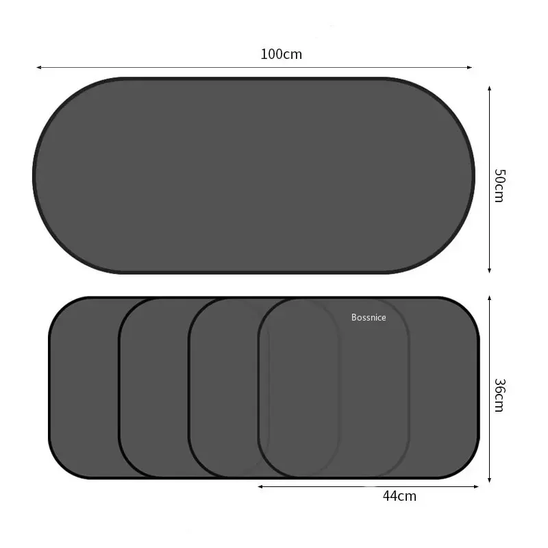 Ventosa UV para ventana de coche para niños, 1/2 piezas, parasol para ventana lateral trasera de coche, pantalla protectora de visera