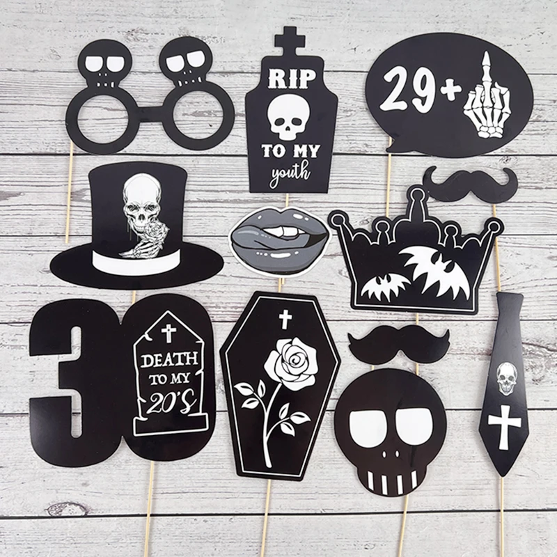 

Death To My Twenties Birthday Sash Decorations Rip To My Youth Handheld Photography Props Birthday Party Decoration Props