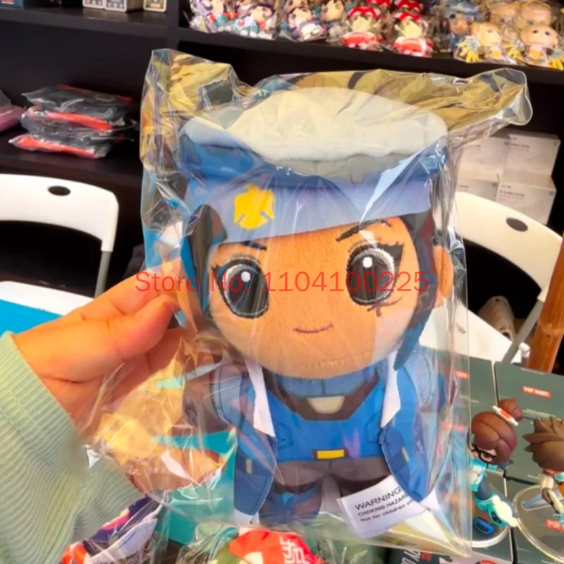 Blizzard Overwatch Anniversary Plush Keychain Kiriko Mercy Ana Cute Plush Doll Pendant Toys Collectible Series Ornaments Gift view 4