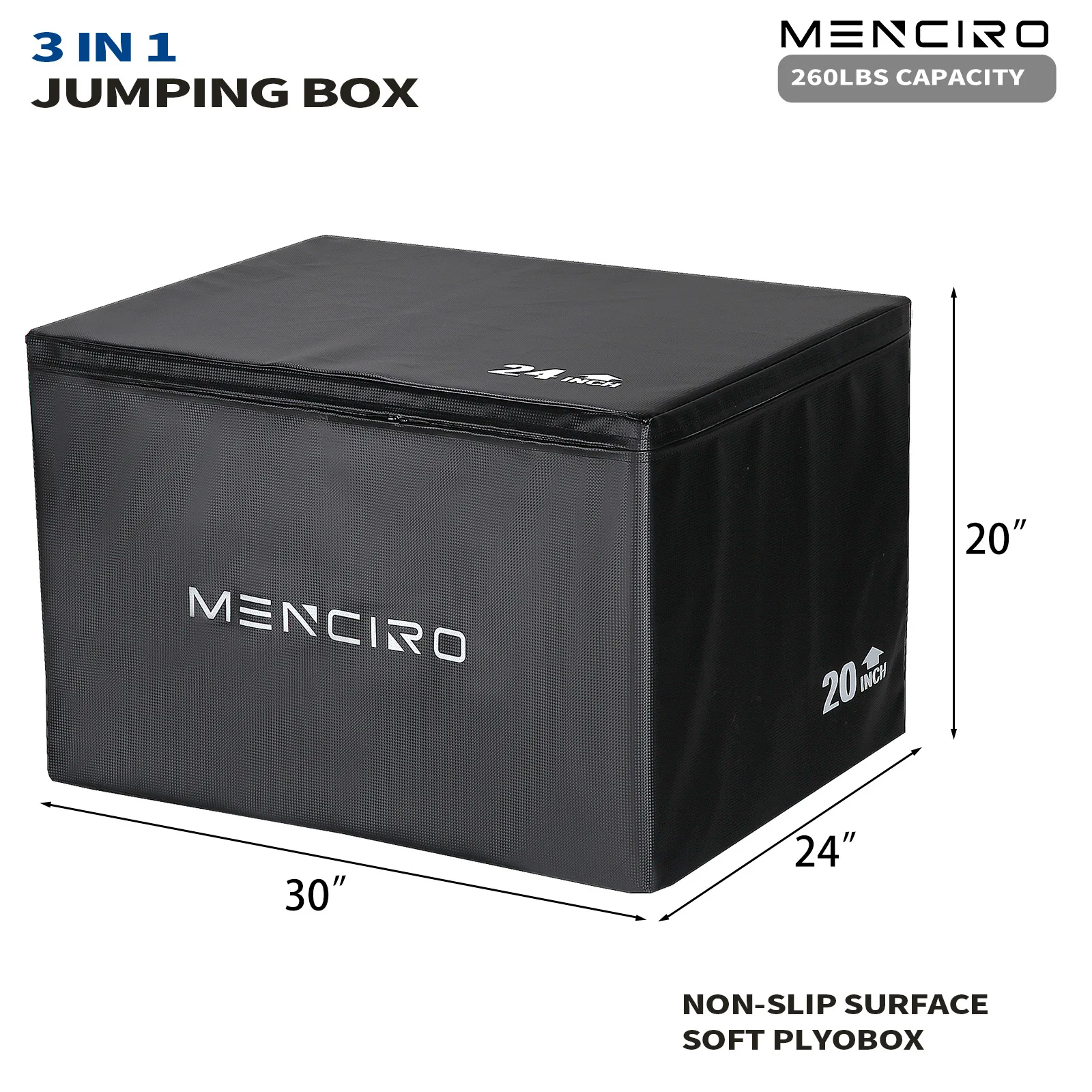 MENCIRO PE Foam Jump Box Home  – Home Gym In A Box Bewertung und Preis