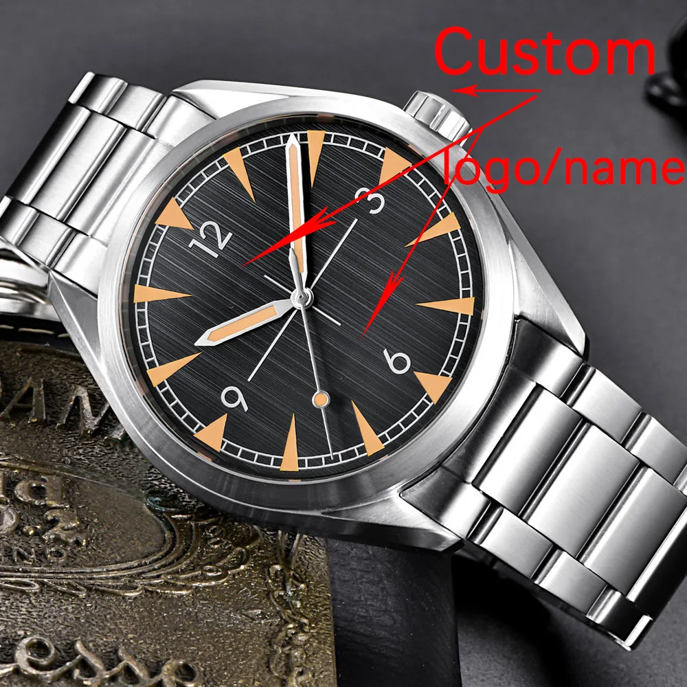 

41mm Mens Wristwatches Custom Sapphire Glass Miyota NH35 Movement Automaic Luminous Waterproof