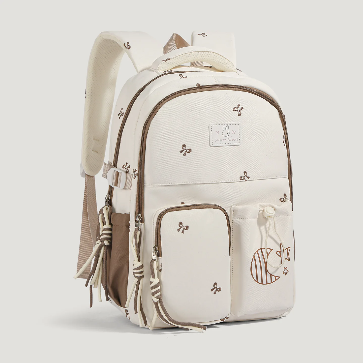 New Minimalist Orthopedic School Bag for Middle School Students Large Capacity Travel Backpack for Female Multi-Color Commuting
