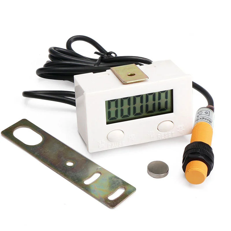 

Counter, electronic digital display, 5-digit automatic induction counter, coil counter, magnetic induction punch, counting