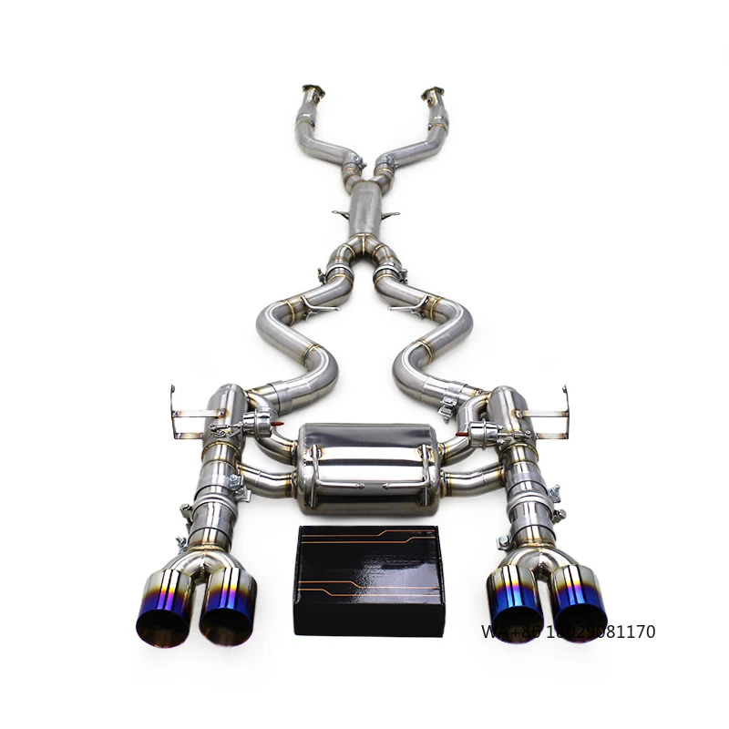 

Выхлопная система OEM Catback с клапаном для BMW M3 E90 E92 E93 4.0L 2008-2013, нержавеющая сталь, глушитель с вакуумным клапаном