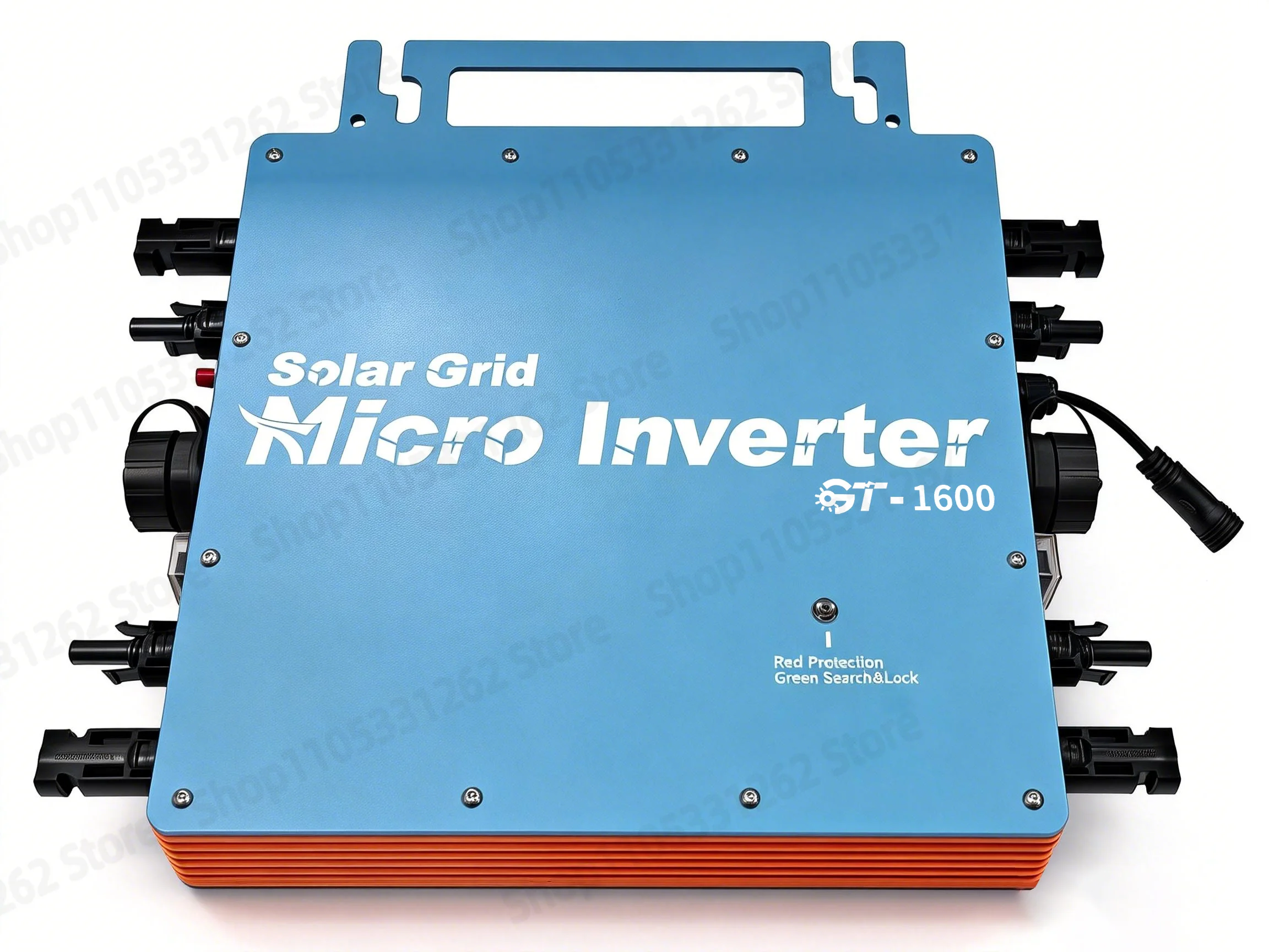 High Power Micro Inverter 1600W Grid Tie Anti-Reverse, Smart WiFi Monitoring 36V Battery Ready for Home Balcony Rooftop PV