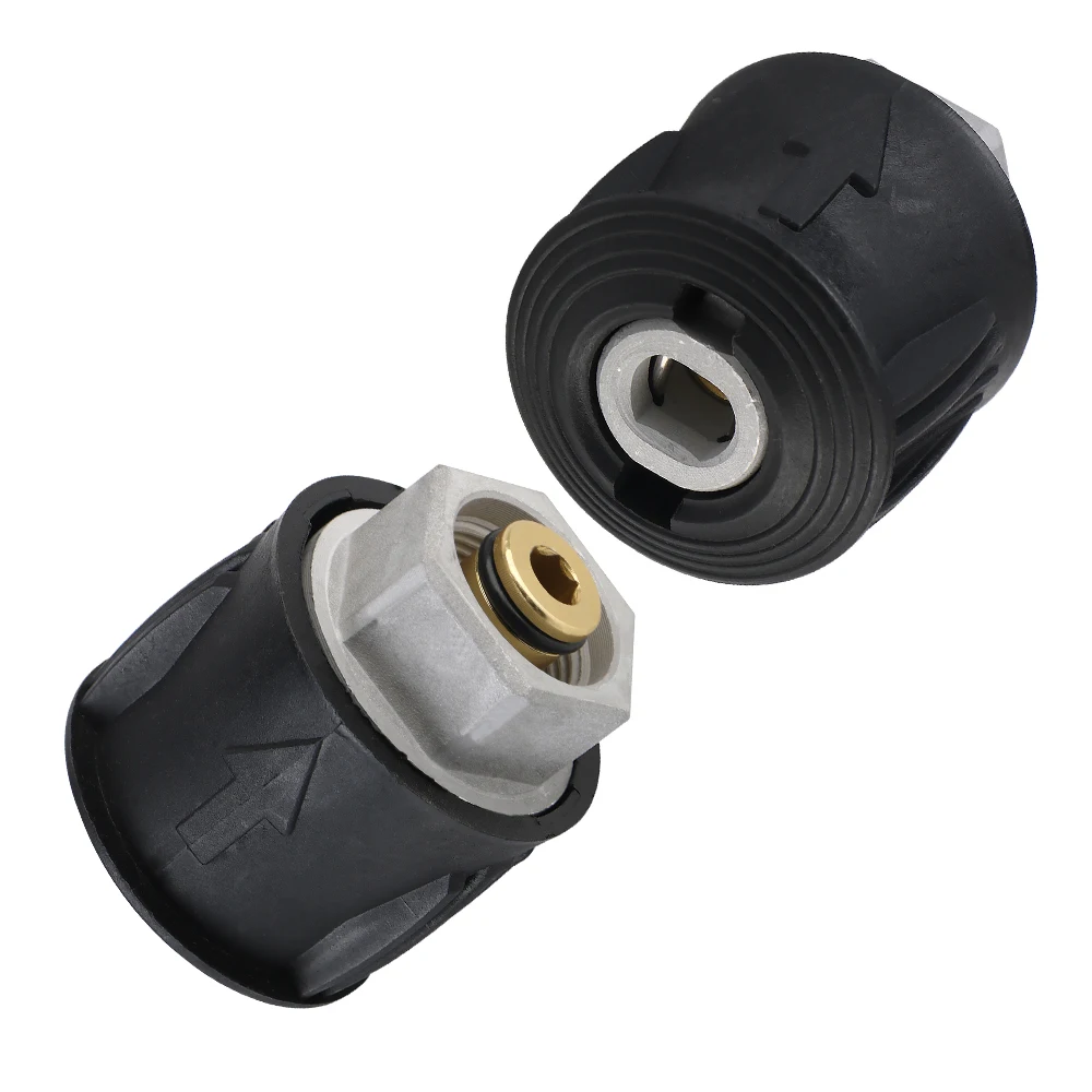 محول مقبس M22 مقاس 14 مم لكارشر مع 5 فوهات رش الصابون 28Mpa 4080Psi آلة غسل سيارات انس جيت جهاز تنظيف يعمل بالضغط العالي #6