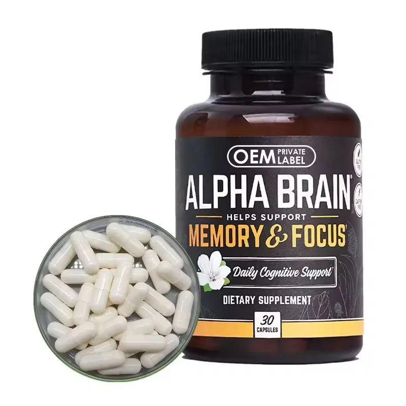 30-150Pills Alpha GPC Intelligence Capsule Promotes Brain Supplementation Vegetarianism Capsule Improves Brain Memory