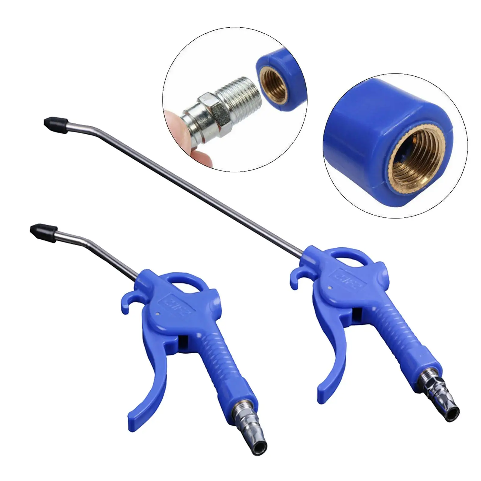 Air Blow Cleaning Tool Stainless Steel Portable Nozzle Accessories for Workshop and Garage Maintenance