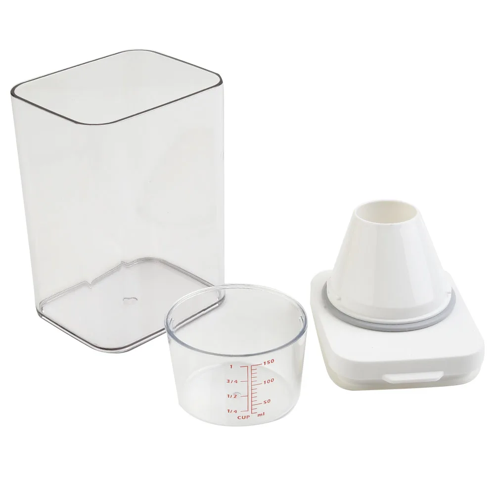 Airtight Laundry Detergent Dispenser Powder Storage Box Washing Powder Liquid Container With Lids Jar With Measuring Cup