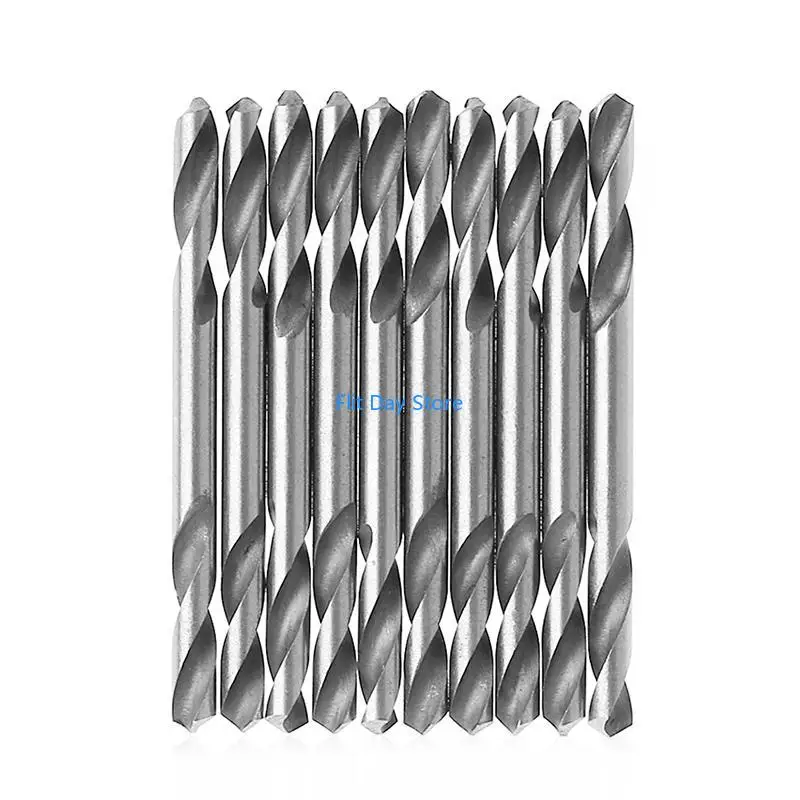 F92C 10pcs 3,2 мм HSS Двойной финал спиральных инструментов буровых инструментов Drill Tools