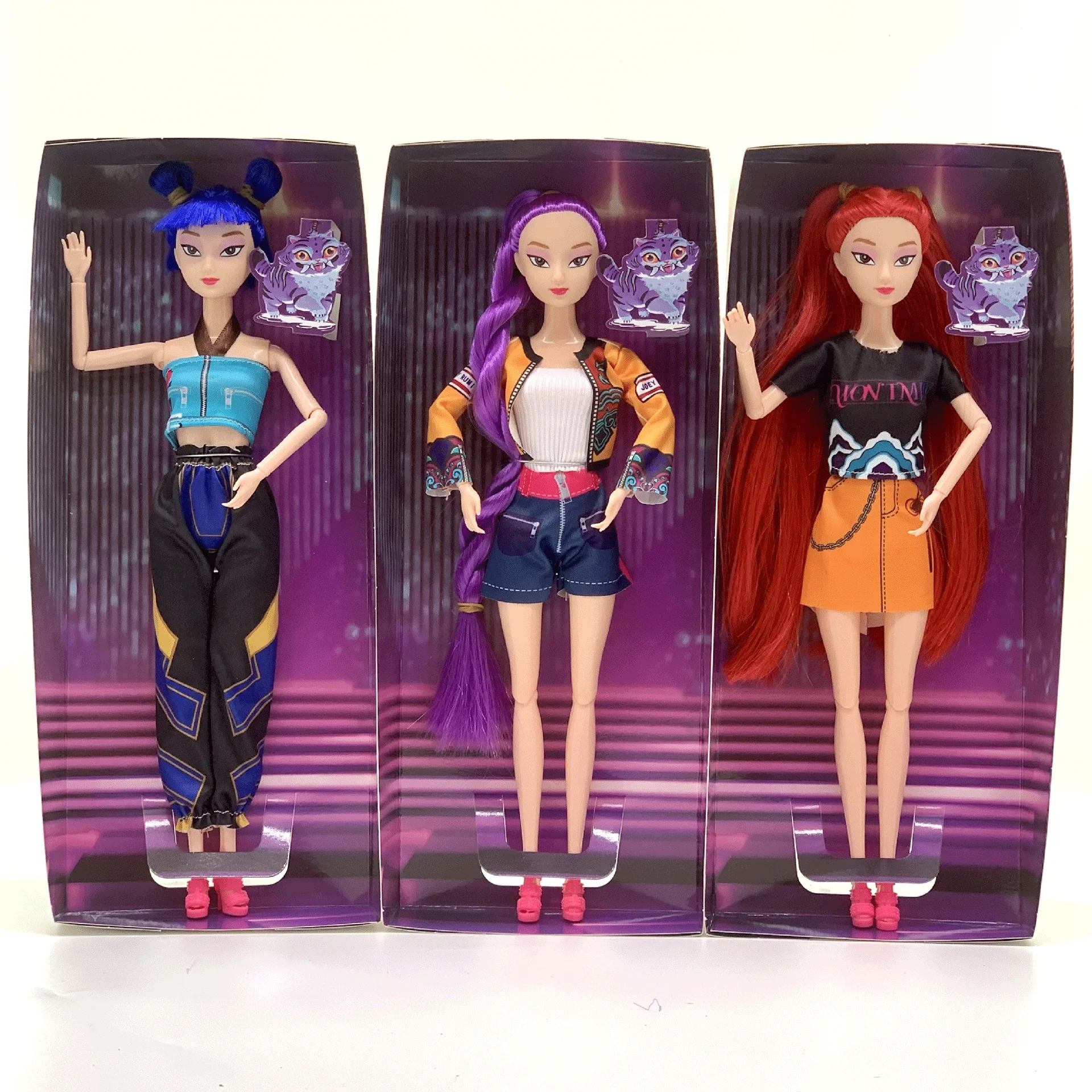 Nouveau Anime KPop chasseurs de démons poupée vinyle jouet Rumi Mira zoi personnage masque en vinyle figurine cadeau d'anniversaire Fan Club filles cadeaux de noël