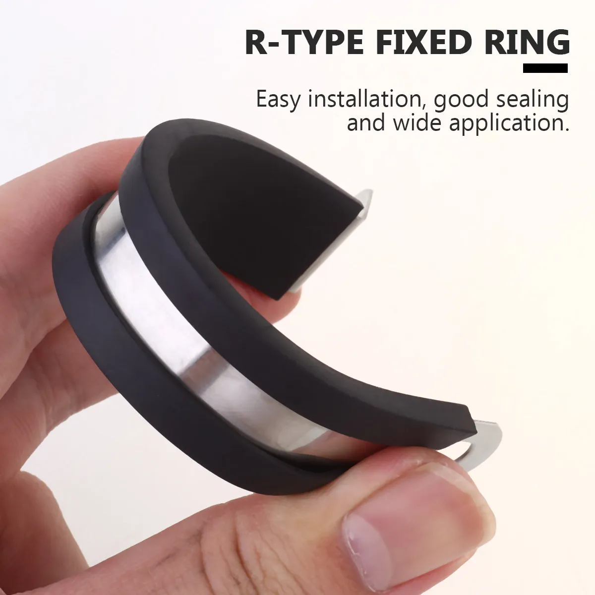 12Pcs Industrial Grade R-Type Cable Clip Strong Wire Clamp for Vehicle Windshield Home Workshop Cable Wire Management Fixing