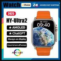 New HY-Ultra2 Smart Watch 49mm 2025 New NFC Men Women GPS Track Bluetooth Call BT Music Games Wireless Charging Smartwatch