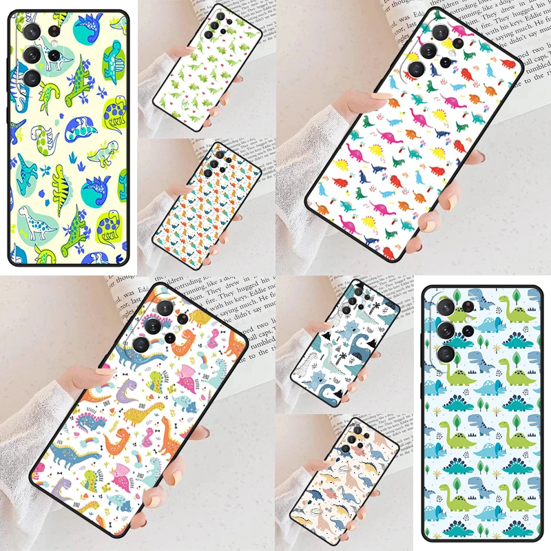 Baby Dino Cell Phone Case for Samsung Galaxy S26 Ultra S25 S24 S23 S22 S21 S20 Note10 Cover