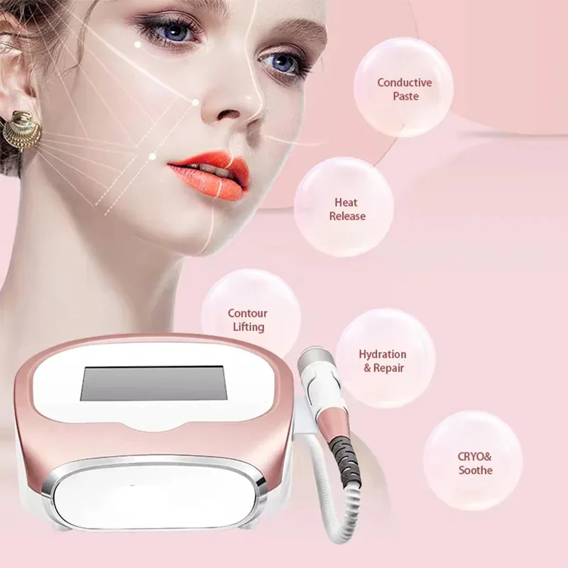 Portable Dcool D Cool Cold and Hot Electroporation Ion Cryo Facial Skin D-cool Machine Skin Cooling Freezing Machine