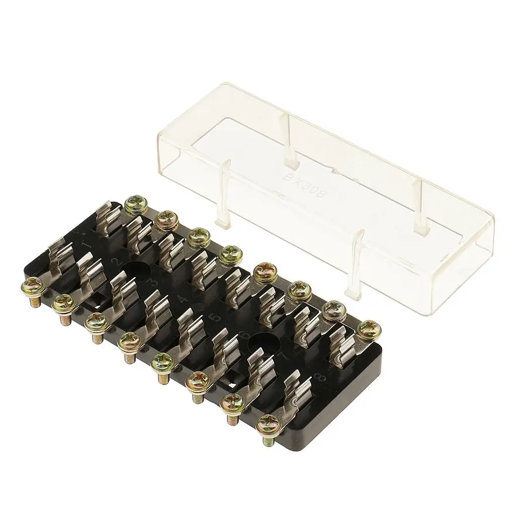 12 فولت كتلة حامل 4 طريقة 6 طريقة 8 طريقة للسيارات البحرية التطبيقات الصمامات محطة توزيع الطاقة حافلة بار مقاوم للماء