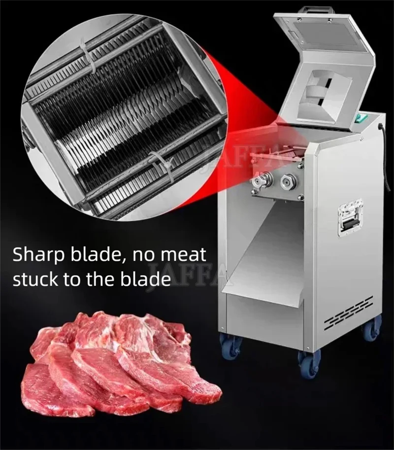 Home Kitchen Frozen Meat Slicer Manual Stainless Steel Lamb Beef Cutter Slicing Machine Automatic Meat Delivery