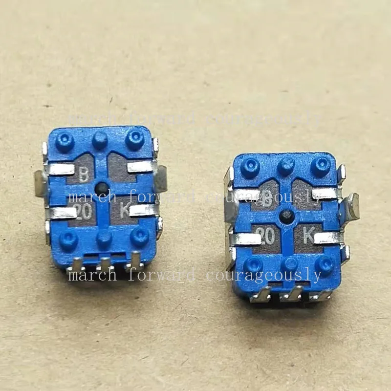 10PCS RV901N Vertical Adjustable Potentiometer B20K Cross Arrow Hole Fine-Tuning Potentiometer 3-pin