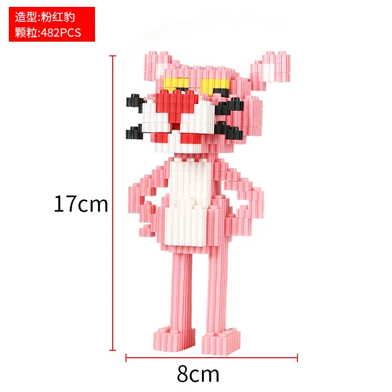 Disney Stitch Mickey Minnie Doll Marvel Derena Belle Assembled Children\'s Building Blocks Puzzle Assembly Toy Boy Girl Gift