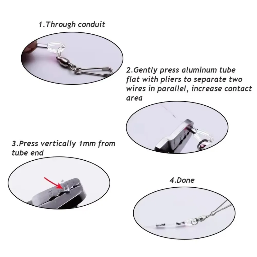 6pcs Transparent Material Flexible Hose Wear-Resistant Design High Strength Texture Jigging Hose Rigid Body Structure