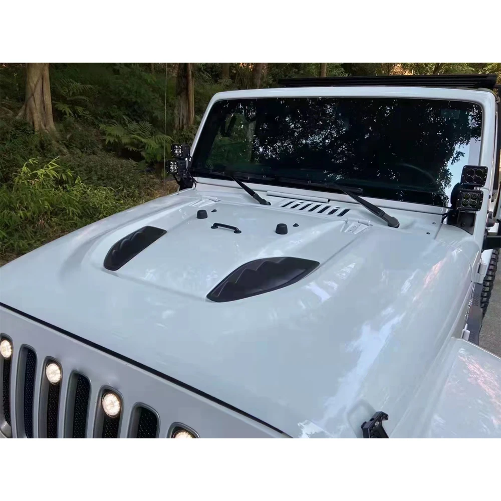 Low Price Hood for  Wrangler 2007-2018 JK 4x4 Auto Parts Accessories Engine Hood Cover forJK USA Warehouse Ready Stock