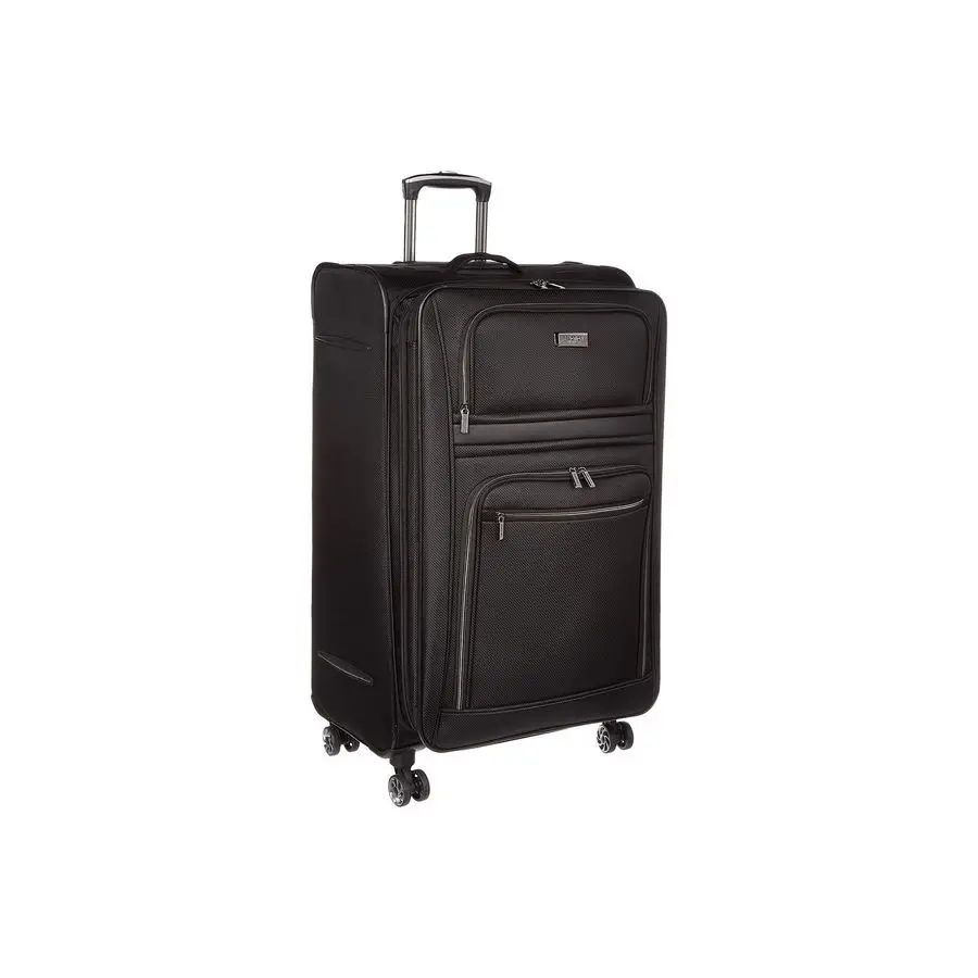 

Roamer Lightweight Softside Expandable 8Wheel Spinner Luggage, Black, 28Inch Checked