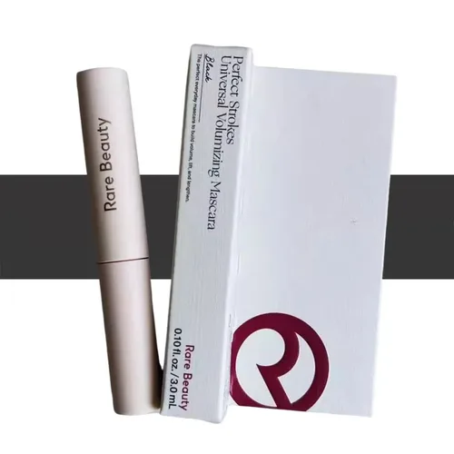 Máscara de belleza rara, resistente al agua, voluminizadora, alargadora, rizada, negra, de larga duración, a prueba de manchas, resistente al sudor con caja