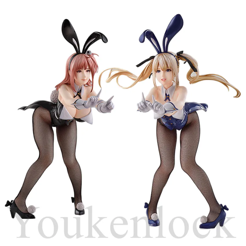 33CM FREEing B-style DEAD OR ALIVE Xtreme 3 Marie Rose and Honoka Bunny Girl PVC Action Adults Collectible Model Toys Doll Gifts