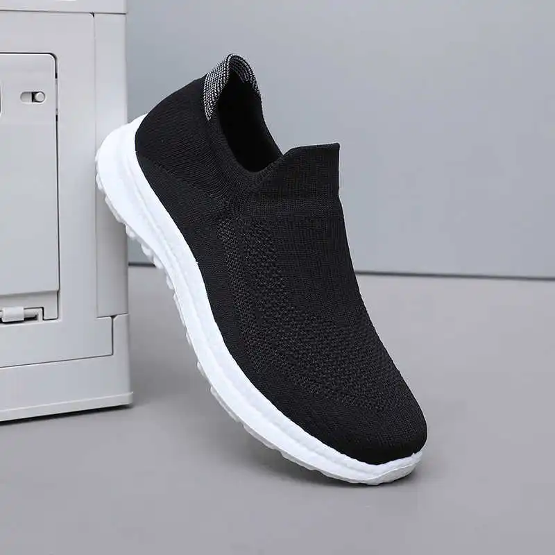 

Женские повседневные кроссовки без каблука, черные, в стиле люкс, для ходьбы, спортивные, новая модель, роскошные