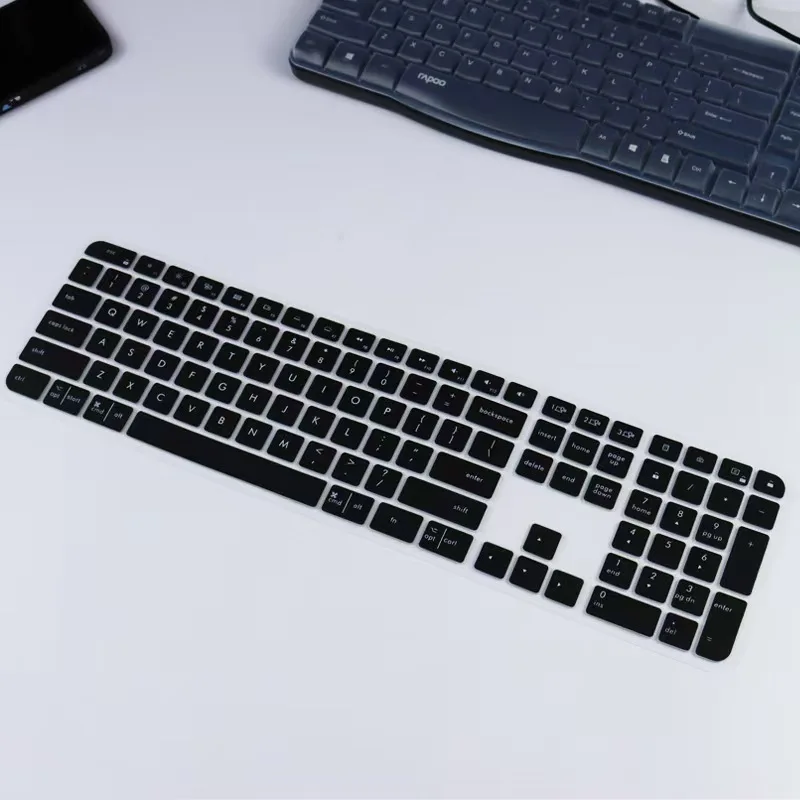 Silicone Waterproof Dustproof Keyboard Cover Skin Compatible with Logitech MX Keys, MX Keys S & Craft Advanced Wireless Keyboard