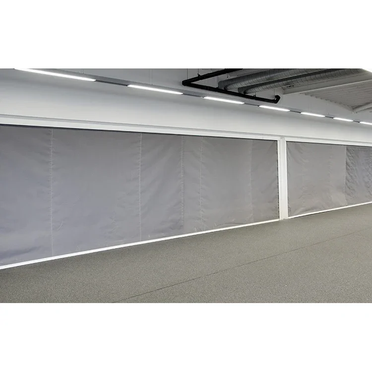 

Customized Commercial Super Mall Fiberglass Roll up Smoke Fire Retardant Curtains Door