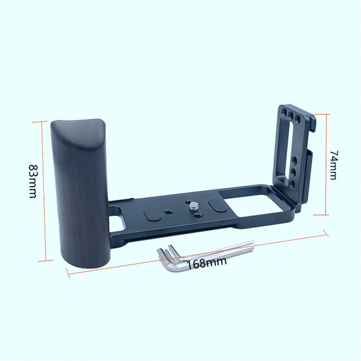 

ADEGBO-Improved Quick Release Plate for Fujifilm Camera Hand Grip with Hot Shoe