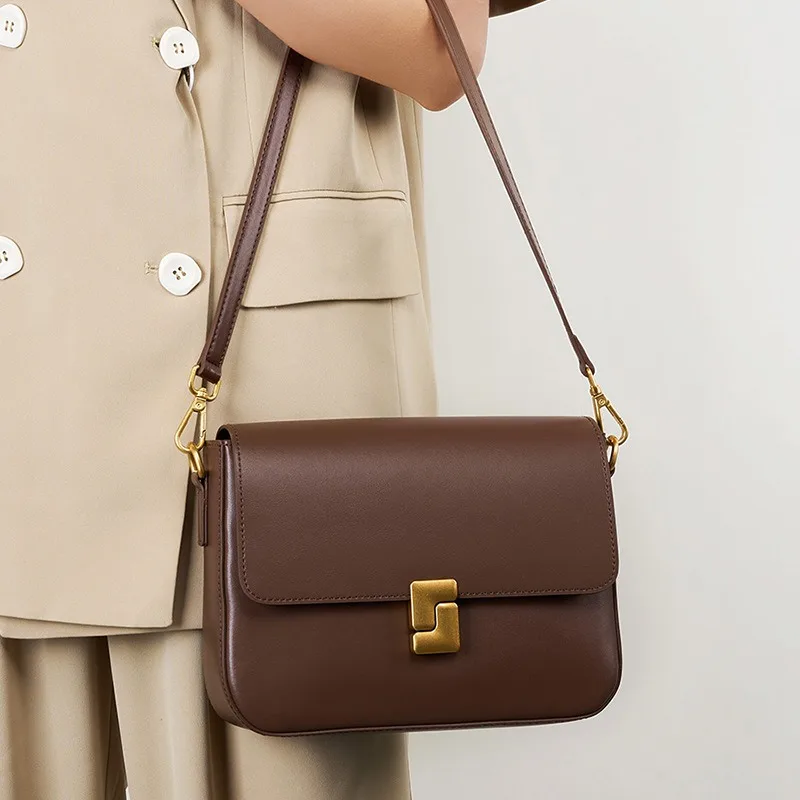 

Women Square Bag Lightweight Soft Versatile Shoulder Crossbody Bag Casual Daily Office Commute Fashion All Match Daily Handbag