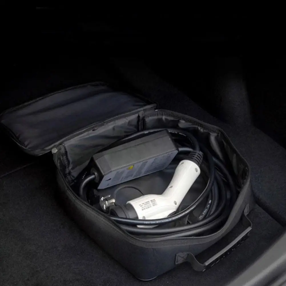 

Многофункциональный органайзер для зарядных кабелей, водонепроницаемая сумка для кабелей EV, портативный органайзер для шнуров, для путешествий и хранения автомобильных аксессуаров