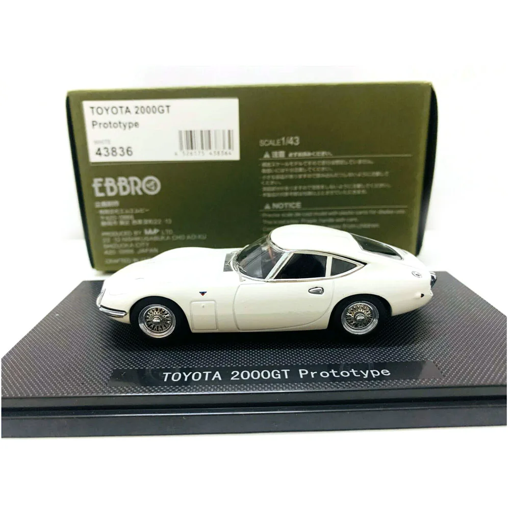 

Ebbro 1/43 Scale Die-Cast Model Car 2000GT Prototype Birthday Gift Toy Scene Decoration New in Box